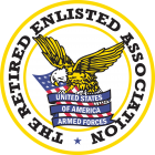 The Retired Enlisted Association logo